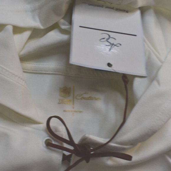 All-Sport Couture Womens NFL Seattle Seahawks Game On Cream Hoodie Top New - Picture 8 of 8